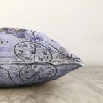 - Sonil-K709-Gorsel-2 - Realhomes  Bisiklet Ve Çiçek Figürlü Özel Tasarım Dijital Baskılı Modern Raşel Kadife Yastık Kırlent Kılıfı Realhomes