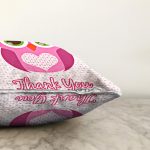 - Sonil-K9-Gorsel-2 - Realhomes Sevimli Baykuş Figürlü Özel Tasarım Dijital Baskılı Raşel Kadife Yastık Kırlent Kılıfı Realhomes