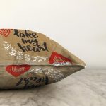 Sevgililer Günü Temalı Özel Tasarım Dijital Baskılı Modern Raşel Kadife Yastık Kırlent Kılıfı Realhomes