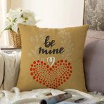 - Sonil-K9023-Gorsel - Realhomes  Sevgililer Günü Temalı Özel Tasarım Dijital Baskılı Modern Raşel Kadife Yastık Kırlent Kılıfı Realhomes