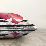 - Sonil-K9030-Gorsel-2 - Realhomes  Sevgililer Günü Temalı Özel Tasarım Dijital Baskılı Modern Raşel Kadife Yastık Kırlent Kılıfı Realhomes