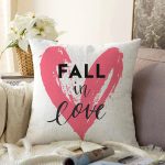 - Sonil-K9034-Gorsel - Realhomes  Sevgililer Günü Temalı Özel Tasarım Dijital Baskılı Modern Raşel Kadife Yastık Kırlent Kılıfı Realhomes
