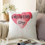 - Sonil-K9036-Gorsel - Realhomes  Sevgililer Günü Temalı Özel Tasarım Dijital Baskılı Modern Şönil Yastık Kırlent Kılıfı Realhomes