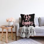 Sevgililer Günü Temalı Özel Tasarım Dijital Baskılı Modern Raşel Kadife Yastık Kırlent Kılıfı Realhomes