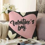 - Sonil-K9041-Gorsel - Realhomes Sevgililer Günü Temalı Özel Tasarım Dijital Baskılı Modern Raşel Kadife Yastık Kırlent Kılıfı Realhomes