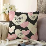- Sonil-K9042-Gorsel - Realhomes Sevgililer Günü Temalı Özel Tasarım Dijital Baskılı Modern Raşel Kadife Yastık Kırlent Kılıfı Realhomes