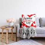 - Sonil-K9072-Gorsel-1 - Realhomes  Sevgililer Günü Temalı Özel Tasarım Dijital Baskılı Modern Raşel Kadife Yastık Kırlent Kılıfı Realhomes