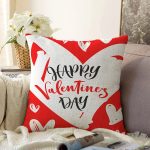 - Sonil-K9072-Gorsel - Realhomes  Sevgililer Günü Temalı Özel Tasarım Dijital Baskılı Modern Raşel Kadife Yastık Kırlent Kılıfı Realhomes