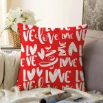 - Sonil-K9077-Gorsel - Realhomes Sevgililer Günü Temalı Özel Tasarım Dijital Baskılı Modern Raşel Kadife Yastık Kırlent Kılıfı Realhomes