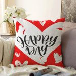 - Sonil-K9079-Gorsel - Realhomes  Sevgililer Günü Temalı Özel Tasarım Dijital Baskılı Modern Raşel Kadife Yastık Kırlent Kılıfı Realhomes