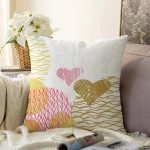 - Sonil-K9101-Gorsel - Realhomes  Sevgililer Günü Temalı Özel Tasarım Dijital Baskılı Modern Raşel Kadife Yastık Kırlent Kılıfı Realhomes