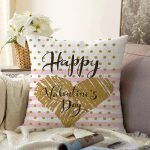 - Sonil-K9103-Gorsel - Realhomes  Sevgililer Günü Temalı Özel Tasarım Dijital Baskılı Modern Raşel Kadife Yastık Kırlent Kılıfı Realhomes