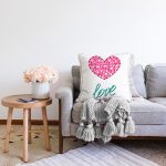 - Sonil-K9110-Gorsel-1 - Realhomes  Sevgililer Günü Temalı Özel Tasarım Dijital Baskılı Modern Raşel Kadife Yastık Kırlent Kılıfı Realhomes