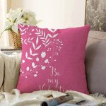 - Sonil-K9114-Gorsel - Realhomes  Sevgililer Günü Temalı Özel Tasarım Dijital Baskılı Modern Raşel Kadife Yastık Kırlent Kılıfı Realhomes