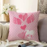 - Sonil-K9117-Gorsel - Realhomes  Sevgililer Günü Temalı Özel Tasarım Dijital Baskılı Modern Raşel Kadife Yastık Kırlent Kılıfı Realhomes