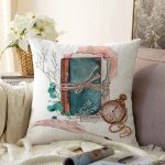 - Sonil-K9123-Gorsel - Realhomes  Sevgililer Günü Temalı Özel Tasarım Dijital Baskılı Modern Raşel Kadife Yastık Kırlent Kılıfı Realhomes