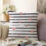 - Sonil-K9126-Gorsel - Realhomes  Sevgililer Günü Temalı Özel Tasarım Dijital Baskılı Modern Raşel Kadife Yastık Kırlent Kılıfı Realhomes