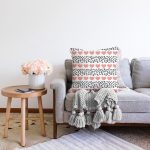 Sevgililer Günü Temalı Özel Tasarım Dijital Baskılı Modern Raşel Kadife Yastık Kırlent Kılıfı Realhomes