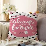 - Sonil-K9128-Gorsel - Realhomes Sevgililer Günü Temalı Özel Tasarım Dijital Baskılı Modern Raşel Kadife Yastık Kırlent Kılıfı Realhomes