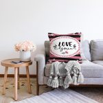 - Sonil-K9132-Gorsel-1 - Realhomes  Sevgililer Günü Temalı Özel Tasarım Dijital Baskılı Modern Raşel Kadife Yastık Kırlent Kılıfı Realhomes