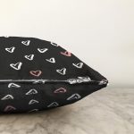 Sevgililer Günü Temalı Özel Tasarım Dijital Baskılı Modern Raşel Kadife Yastık Kırlent Kılıfı Realhomes