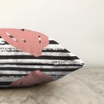 Sevgililer Günü Temalı Özel Tasarım Dijital Baskılı Modern Raşel Kadife Yastık Kırlent Kılıfı Realhomes