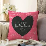 - Sonil-K9152-Gorsel - Realhomes Sevgililer Günü Temalı Özel Tasarım Dijital Baskılı Modern Raşel Kadife Yastık Kırlent Kılıfı Realhomes