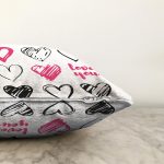 - Sonil-K9166-Gorsel-2 - Realhomes Sevgililer Günü Temalı Özel Tasarım Dijital Baskılı Modern Raşel Kadife Yastık Kırlent Kılıfı Realhomes