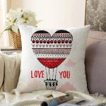 - Sonil-K9174-Gorsel - Realhomes Sevgililer Günü Temalı Özel Tasarım Dijital Baskılı Modern Raşel Kadife Yastık Kırlent Kılıfı Realhomes