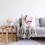 - Sonil-K9182-Gorsel-1 - Realhomes  Sevgililer Günü Temalı Özel Tasarım Dijital Baskılı Modern Raşel Kadife Yastık Kırlent Kılıfı Realhomes