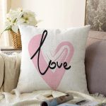 - Sonil-K9182-Gorsel - Realhomes  Sevgililer Günü Temalı Özel Tasarım Dijital Baskılı Modern Raşel Kadife Yastık Kırlent Kılıfı Realhomes