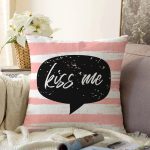 - Sonil-K9185-Gorsel - Realhomes  Sevgililer Günü Temalı Özel Tasarım Dijital Baskılı Modern Raşel Kadife Yastık Kırlent Kılıfı Realhomes