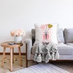 Sevgililer Günü Temalı Özel Tasarım Dijital Baskılı Modern Raşel Kadife Yastık Kırlent Kılıfı Realhomes