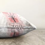 Sevgililer Günü Temalı Özel Tasarım Dijital Baskılı Modern Raşel Kadife Yastık Kırlent Kılıfı Realhomes