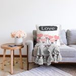 - Sonil-K9196-Gorsel-1 - Realhomes  Sevgililer Günü Temalı Özel Tasarım Dijital Baskılı Modern Raşel Kadife Yastık Kırlent Kılıfı Realhomes