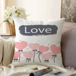 - Sonil-K9196-Gorsel - Realhomes  Sevgililer Günü Temalı Özel Tasarım Dijital Baskılı Modern Raşel Kadife Yastık Kırlent Kılıfı Realhomes