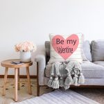 - Sonil-K9199-Gorsel-1 - Realhomes  Sevgililer Günü Temalı Özel Tasarım Dijital Baskılı Modern Raşel Kadife Yastık Kırlent Kılıfı Realhomes