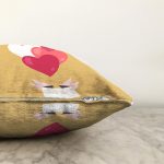 - Sonil-K9200-Gorsel-2 - Realhomes  Sevgililer Günü Temalı Özel Tasarım Dijital Baskılı Modern Şönil Yastık Kırlent Kılıfı Realhomes