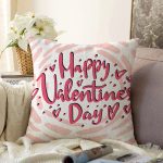 - Sonil-K9216-Gorsel - Realhomes  Sevgililer Günü Temalı Özel Tasarım Dijital Baskılı Modern Raşel Kadife Yastık Kırlent Kılıfı Realhomes