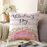 - Sonil-K9218-Gorsel - Realhomes Sevgililer Günü Temalı Özel Tasarım Dijital Baskılı Modern Raşel Kadife Yastık Kırlent Kılıfı Realhomes
