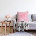 Sevgililer Günü Temalı Özel Tasarım Dijital Baskılı Modern Raşel Kadife Yastık Kırlent Kılıfı Realhomes