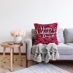 - Sonil-K9224-Gorsel-1 - Realhomes Sevgililer Günü Temalı Özel Tasarım Dijital Baskılı Modern Şönil Yastık Kırlent Kılıfı Realhomes