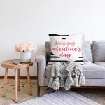 - Sonil-K9236-Gorsel-1 - Realhomes  Sevgililer Günü Temalı Özel Tasarım Dijital Baskılı Modern Raşel Kadife Yastık Kırlent Kılıfı Realhomes