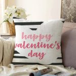 - Sonil-K9236-Gorsel - Realhomes  Sevgililer Günü Temalı Özel Tasarım Dijital Baskılı Modern Raşel Kadife Yastık Kırlent Kılıfı Realhomes