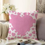 - Sonil-K9240-Gorsel - Realhomes  Sevgililer Günü Temalı Özel Tasarım Dijital Baskılı Modern Raşel Kadife Yastık Kırlent Kılıfı Realhomes