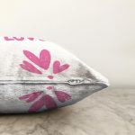 Sevgililer Günü Temalı Özel Tasarım Dijital Baskılı Modern Raşel Kadife Yastık Kırlent Kılıfı Realhomes