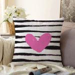 - Sonil-K9248-Gorsel - Realhomes  Sevgililer Günü Temalı Özel Tasarım Dijital Baskılı Modern Raşel Kadife Yastık Kırlent Kılıfı Realhomes