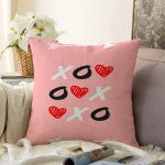 - Sonil-K9251-Gorsel - Realhomes Sevgililer Günü Temalı Özel Tasarım Dijital Baskılı Modern Raşel Kadife Yastık Kırlent Kılıfı Realhomes