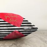 Sevgililer Günü Temalı Özel Tasarım Dijital Baskılı Modern Şönil Yastık Kırlent Kılıfı Realhomes