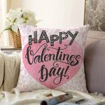 - Sonil-K9257-Gorsel - Realhomes  Sevgililer Günü Temalı Özel Tasarım Dijital Baskılı Modern Raşel Kadife Yastık Kırlent Kılıfı Realhomes